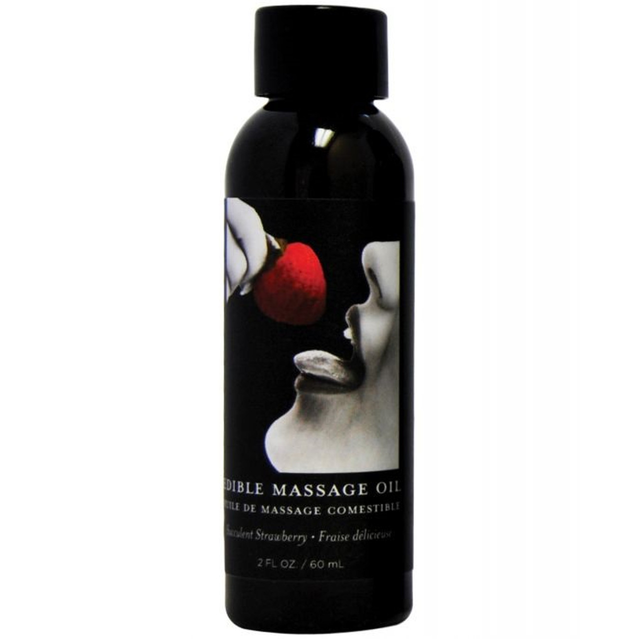 Edible Massage Oil Succulent Strawberry - 2 oz