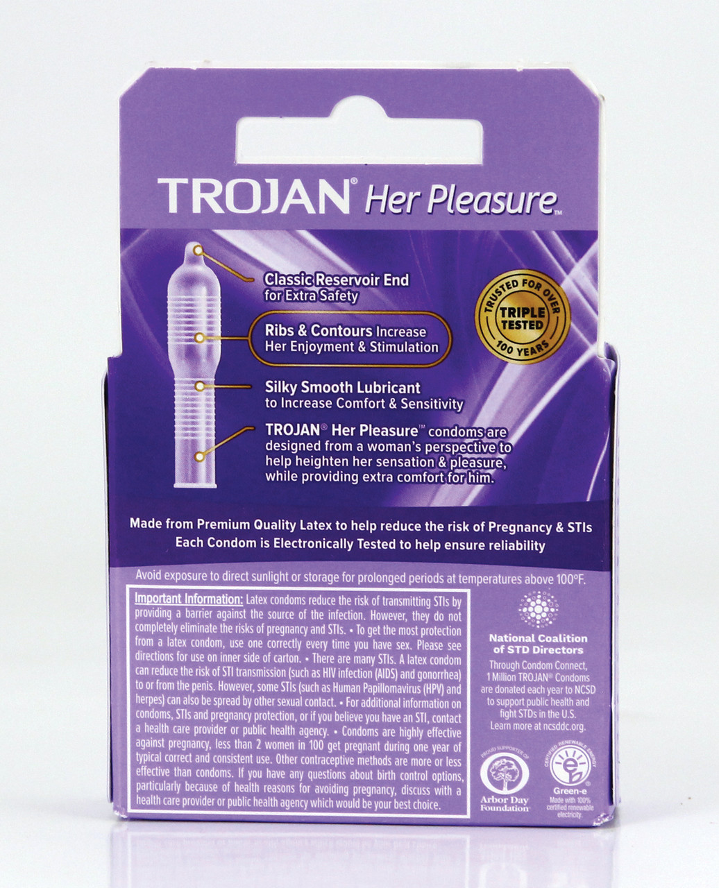 Trojan Her Pleasure - 3pk Trojan Her Pleasure - 3pk