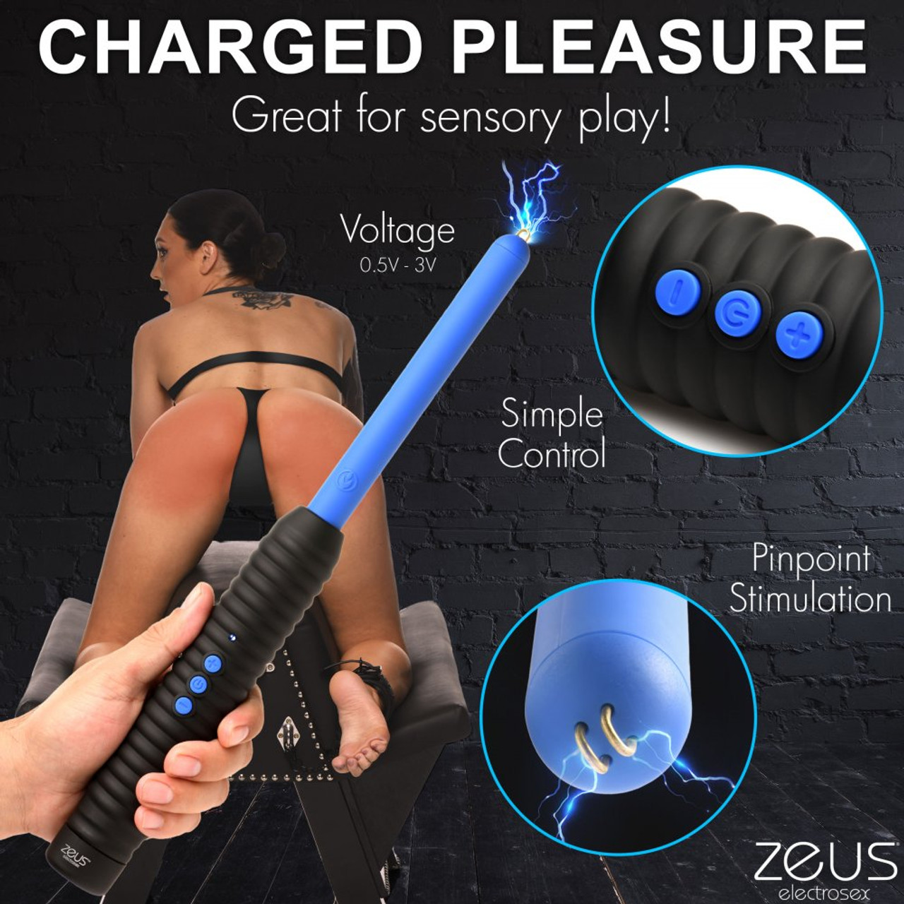 Zeus Electrosex Shock Rod