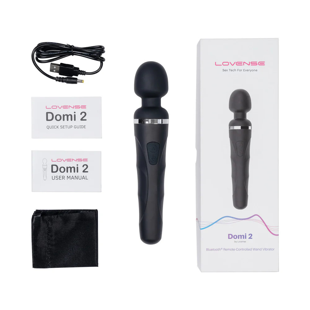Lovense Domi 2 Bluetooth Remote-Controlled Wand Vibrator