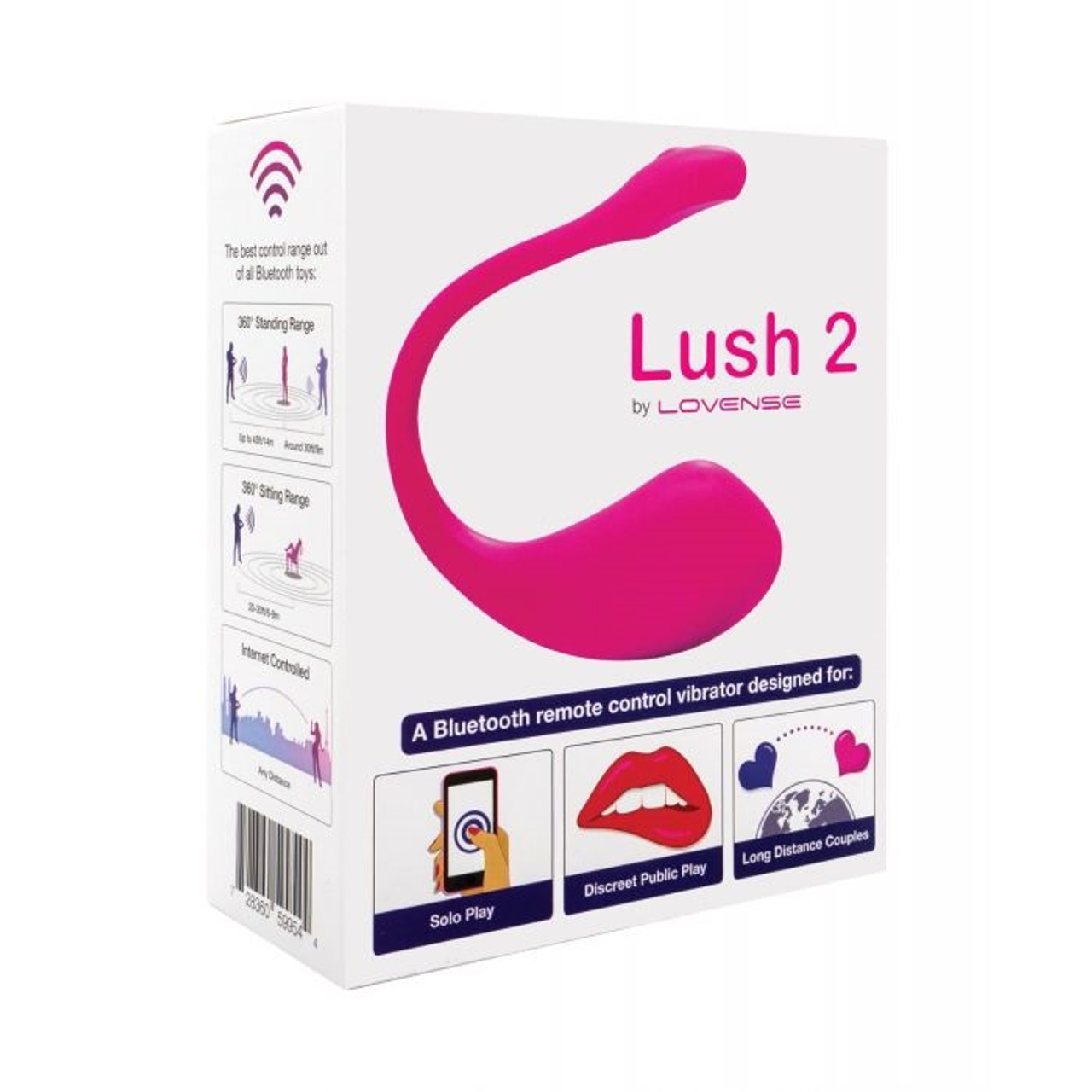 Lovense Lush 2 Bluetooth Remote-Controlled Egg Vibrator