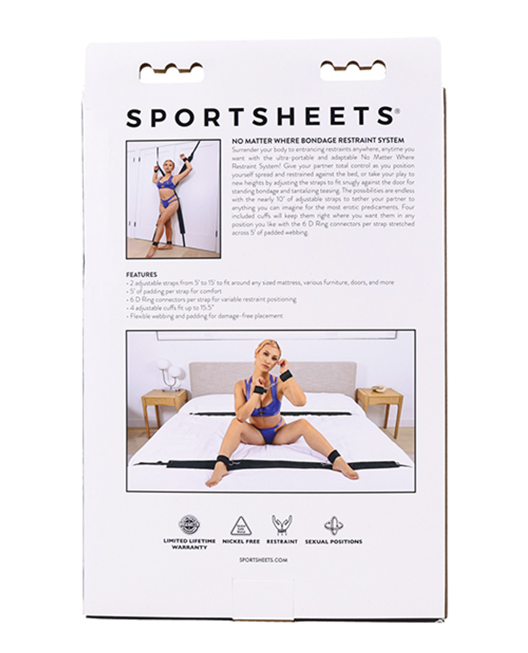 Sportsheets No Matter Where Restraint System