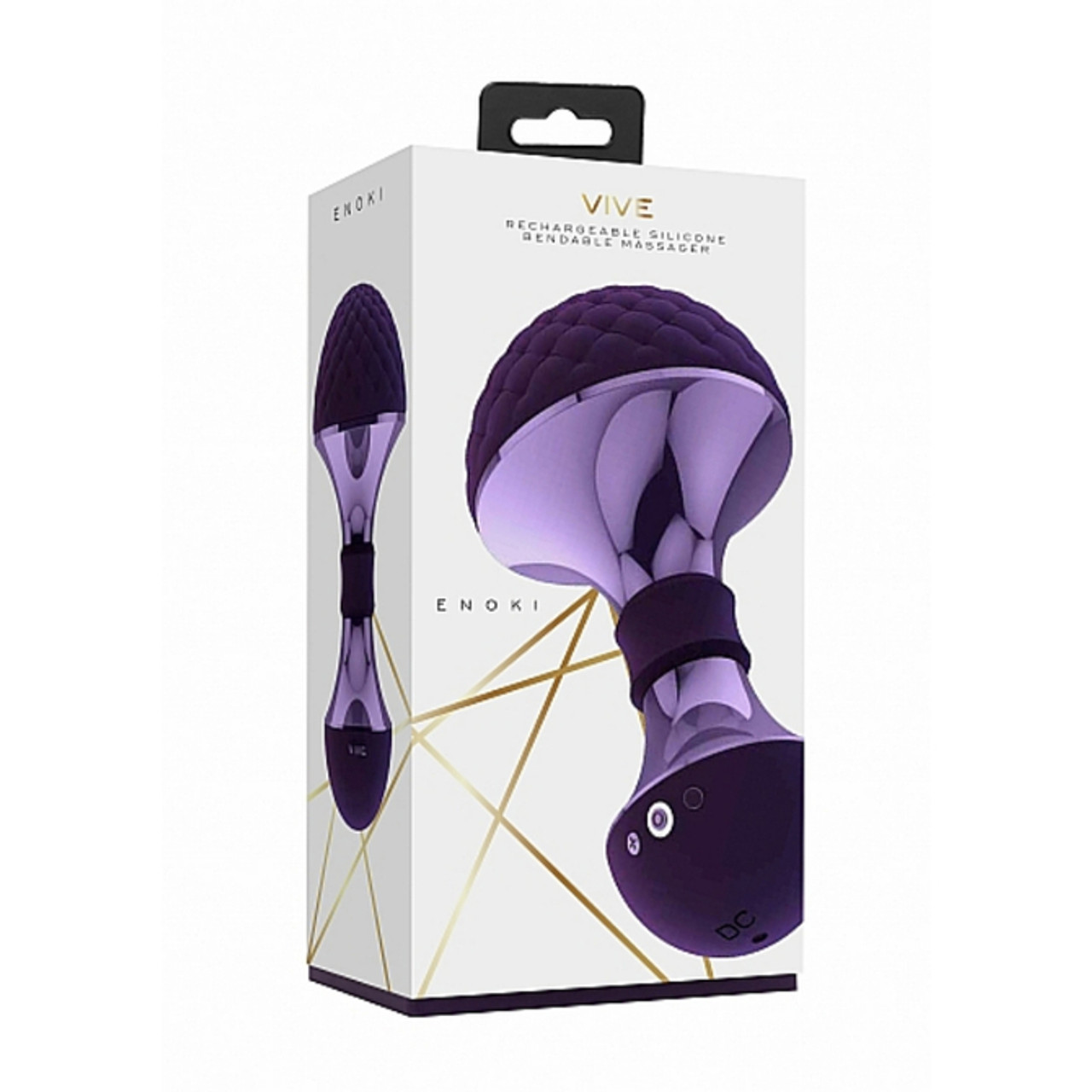 Vive Enoki Rechargeable Silicone Bendable Massager