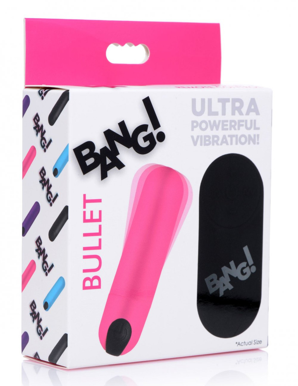 Bang! Ultra Powerful Remote Control USB Bullet - Pink Bang! Ultra Powerful Remote Control USB Bullet - Pink