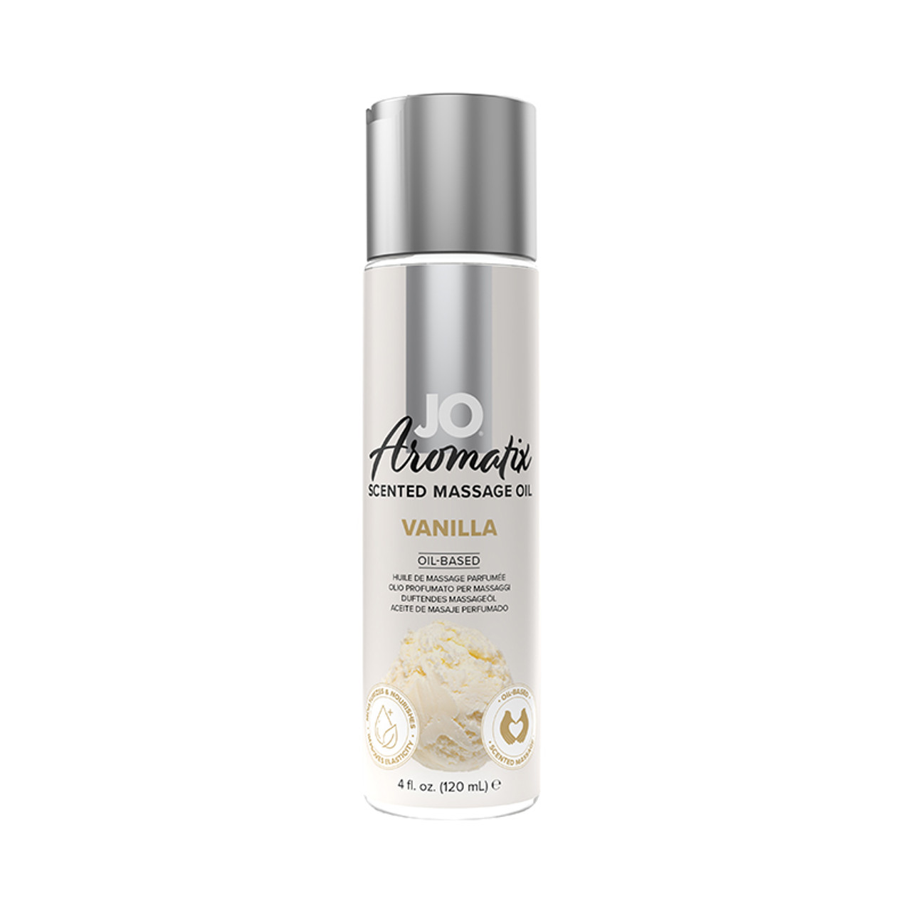 JO Aromatix Vanilla Scented Massage Oil - 4oz