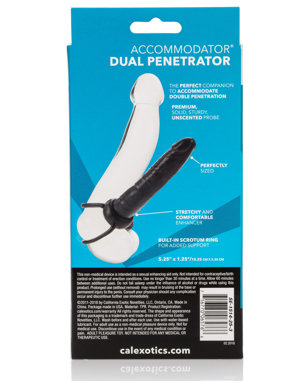 CalExotics Accommodator Dual Penetrator - Black CalExotics Accommodator Dual Penetrator - Black