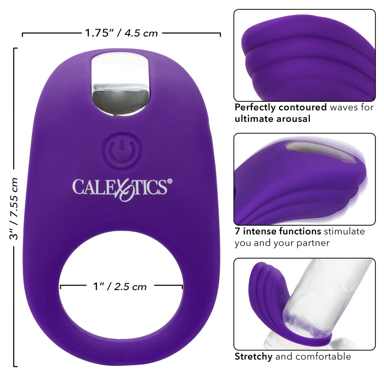 CalExotics Silicone Rechargeable Passion Enhancer CalExotics Silicone Rechargeable Passion Enhancer