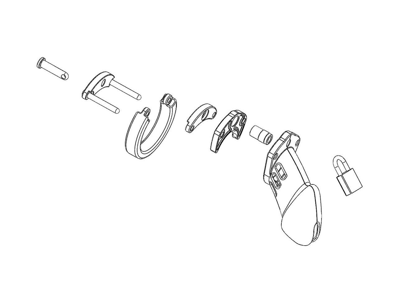 CB-X CB-6000 Male Chastity Device - 3.25" CB-X CB-6000 Male Chastity Device - 3.25"