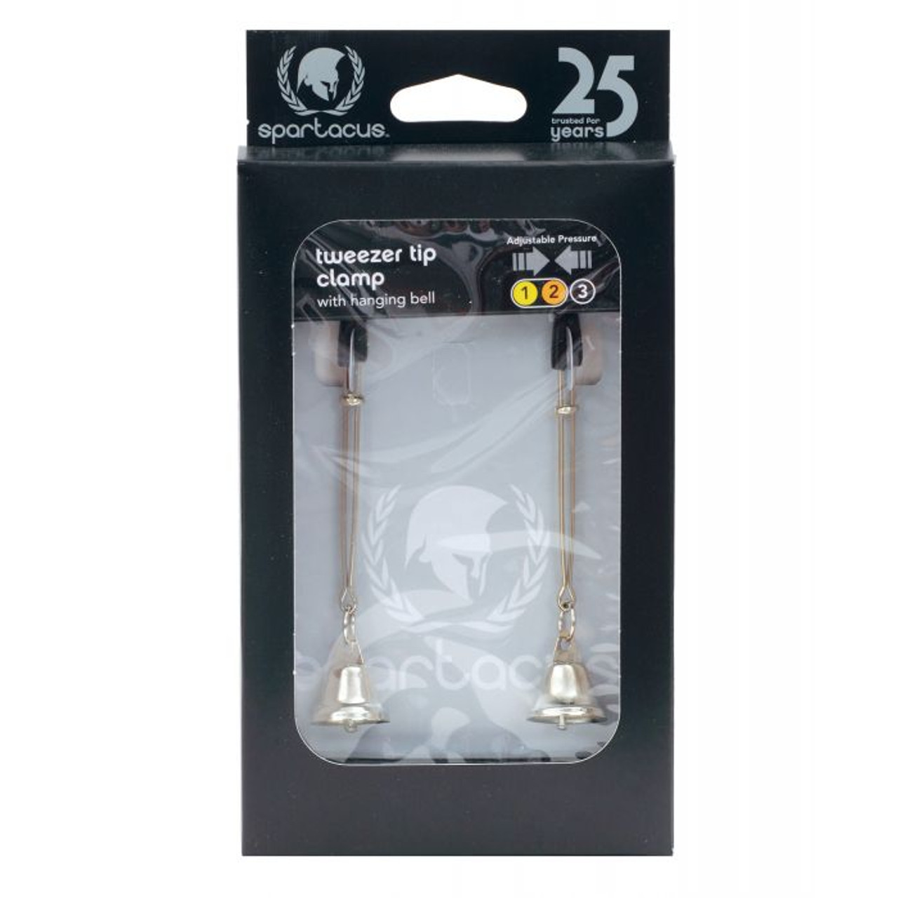 Spartacus Adjustable Tweezer Nipple Clamps w/Bells Spartacus Adjustable Tweezer Nipple Clamps w/Bells