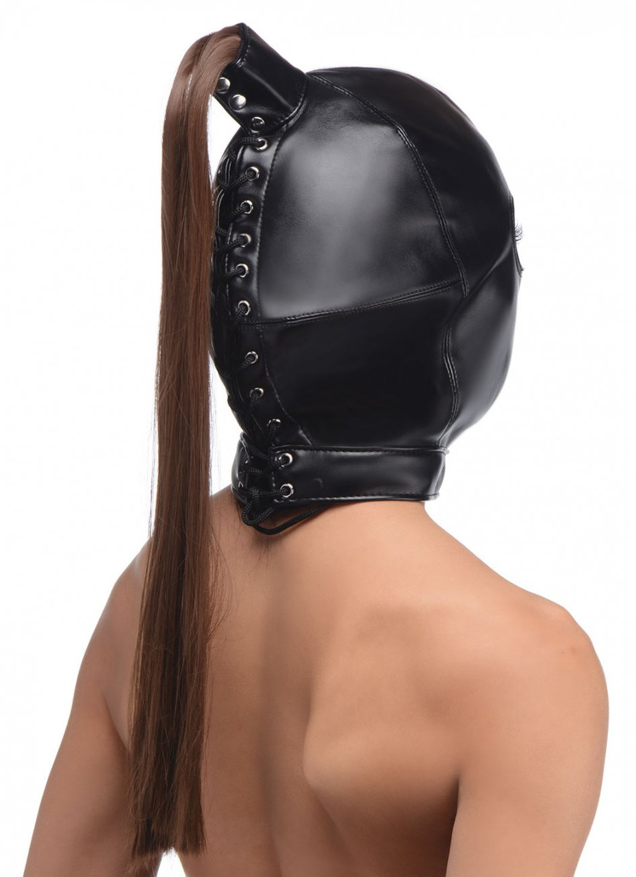 Strict Ponytail Bondage Hood Strict Ponytail Bondage Hood