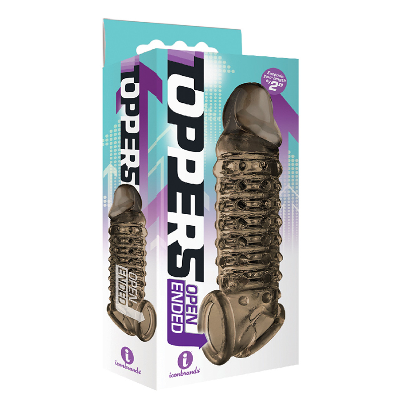 Toppers Open Ended Nubbed Sleeve - Smoke Toppers Open Ended Nubbed Sleeve - Smoke