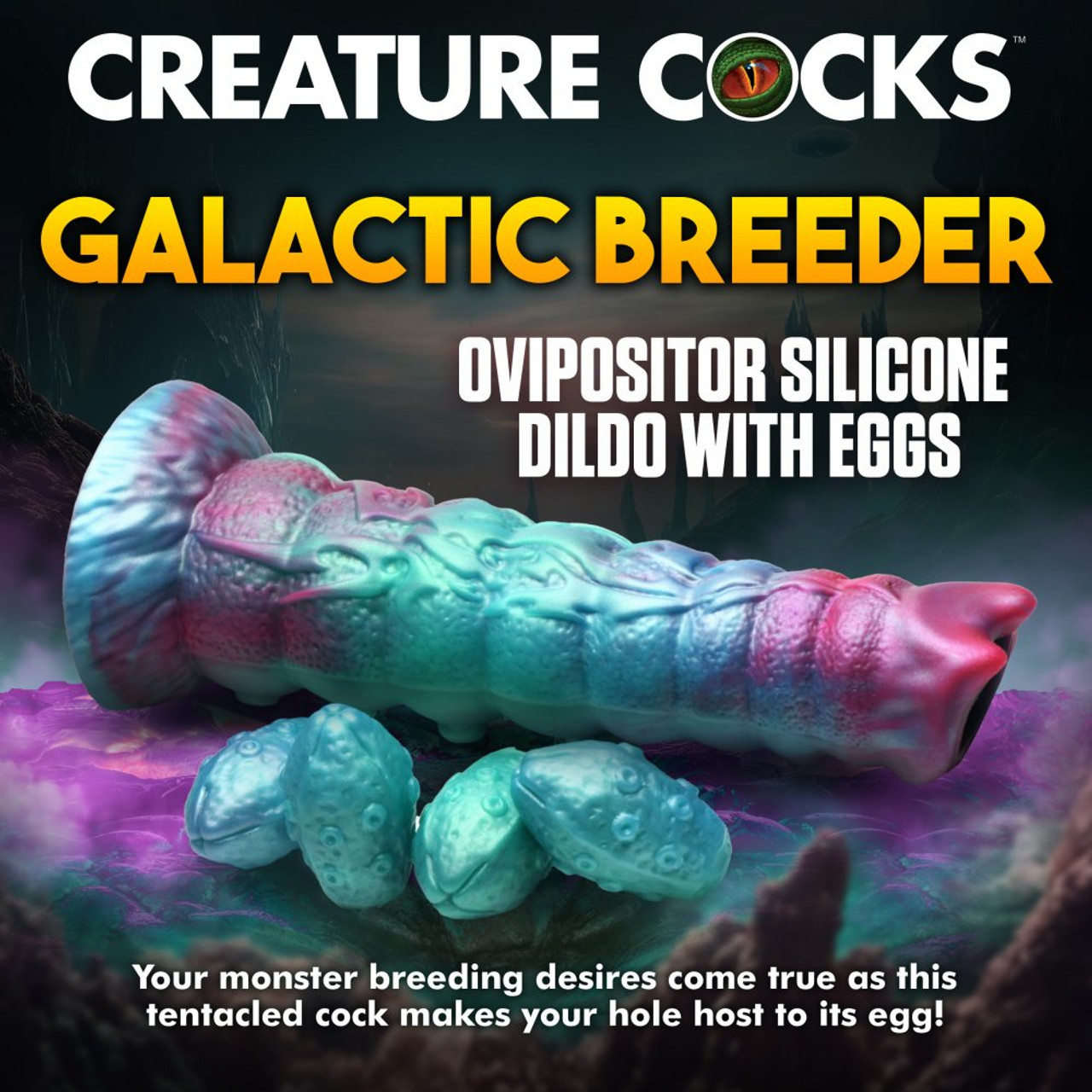 Creature Cocks - Galactic Breeder Ovipositor Silicone Dildo Creature Cocks - Galactic Breeder Ovipositor Silicone Dildo