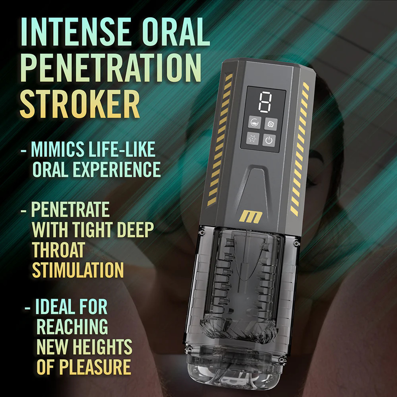 M For Men Spin Master Pro Vibrating & Rotating Stroker