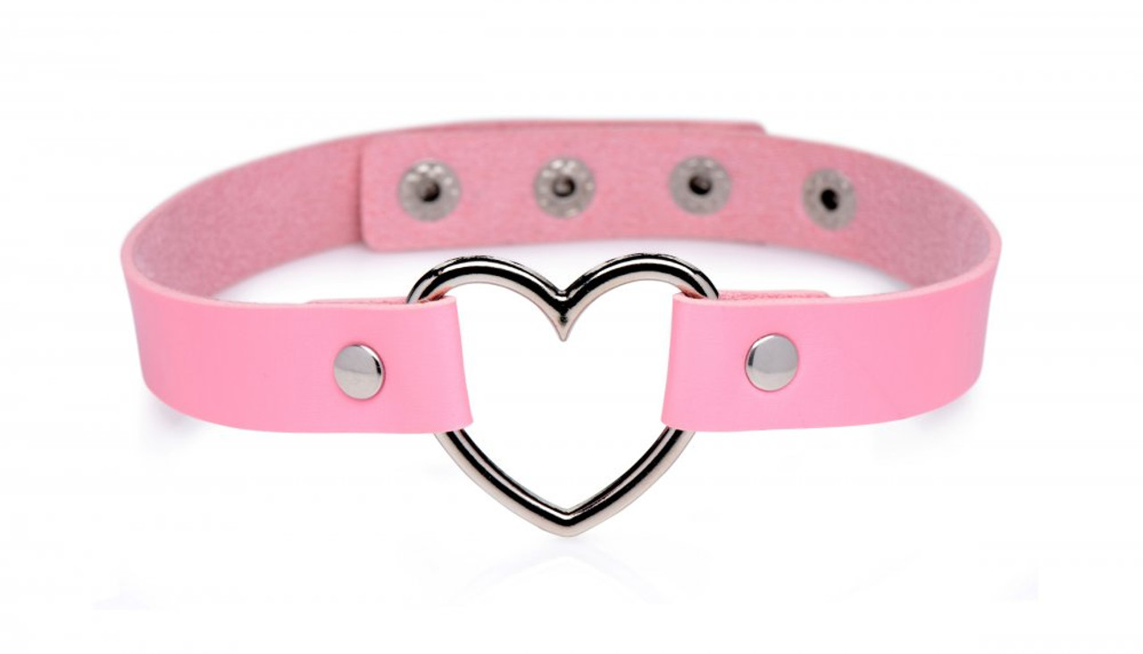 Master Series Chrome Sweet Heart Choker Master Series Chrome Sweet Heart Choker