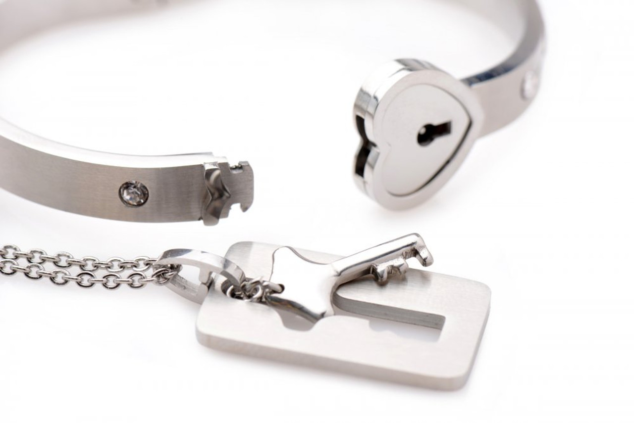 Master Series Locking Bracelet & Key Necklace Master Series Locking Bracelet & Key Necklace