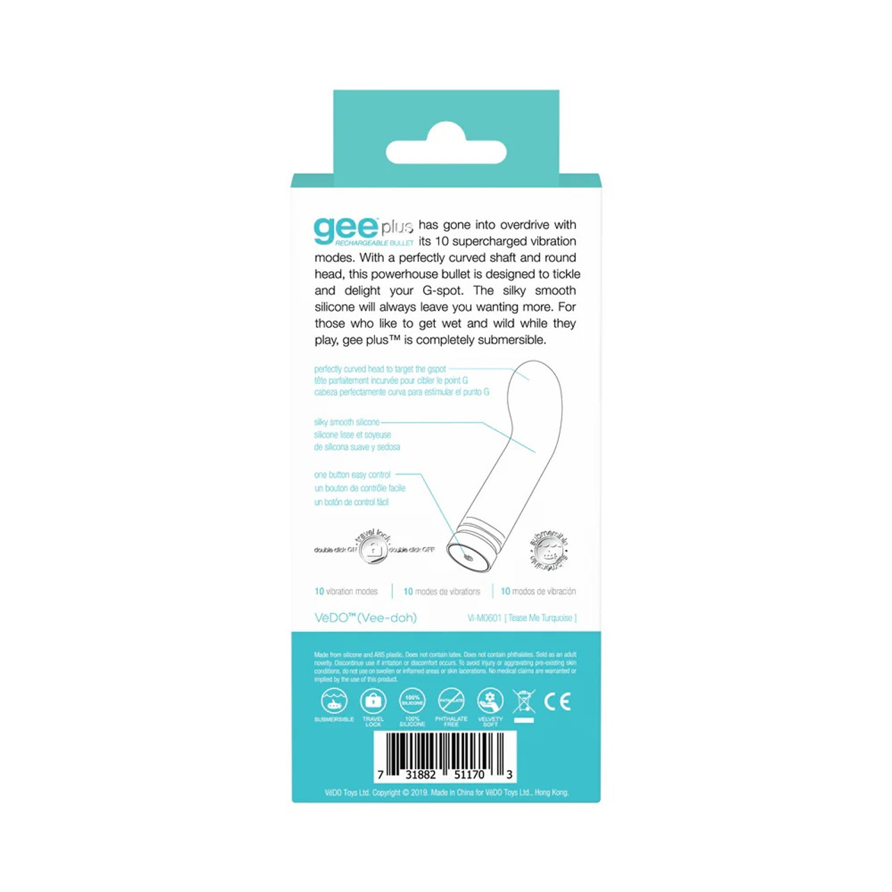 VeDO GEE Plus Rechargeable Bullet