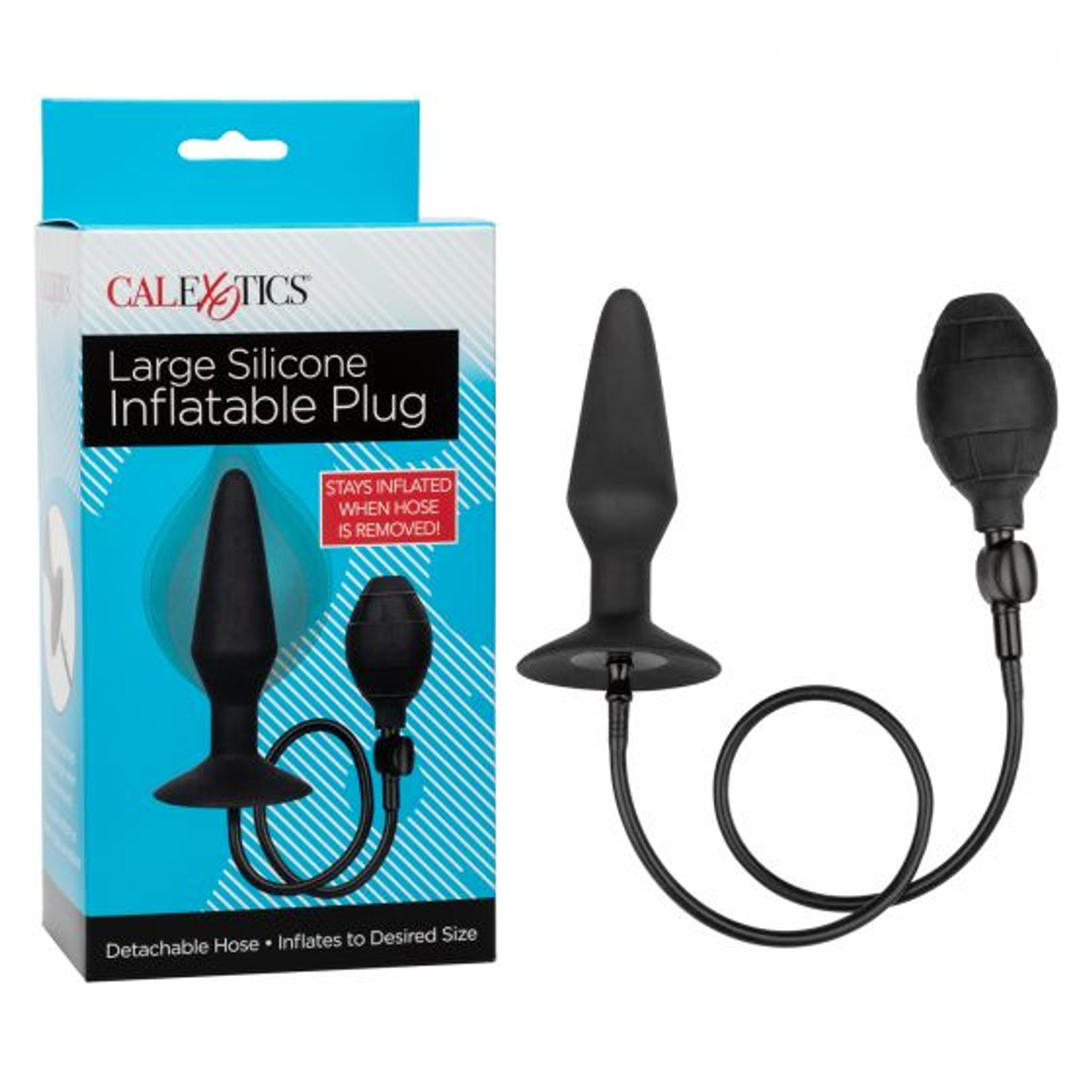 CalExotics Large Silicone Inflatable Plug CalExotics Large Silicone Inflatable Plug