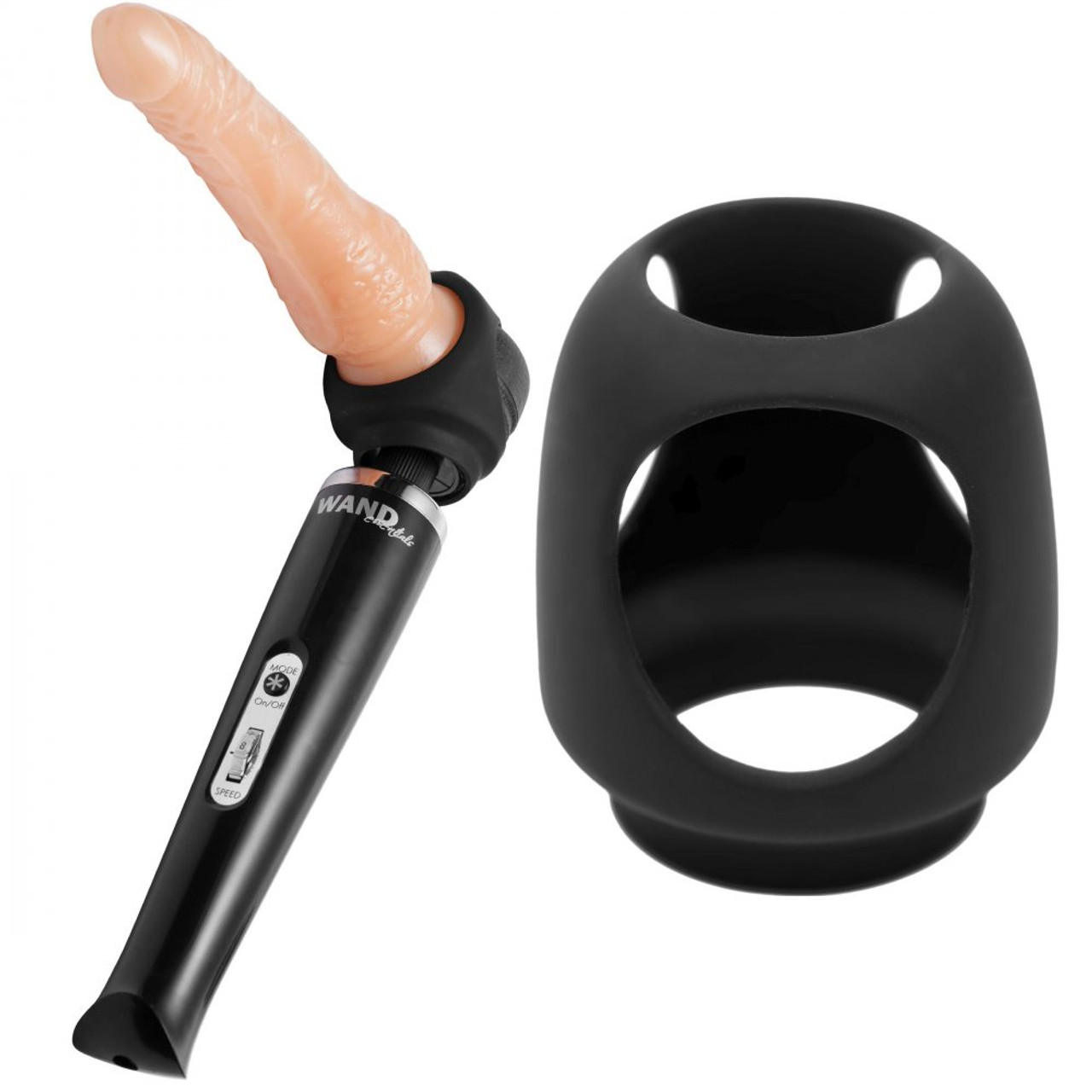 Wand Essentials Strap Cap Wand Harness for Dildos Wand Essentials Strap Cap Wand Harness for Dildos