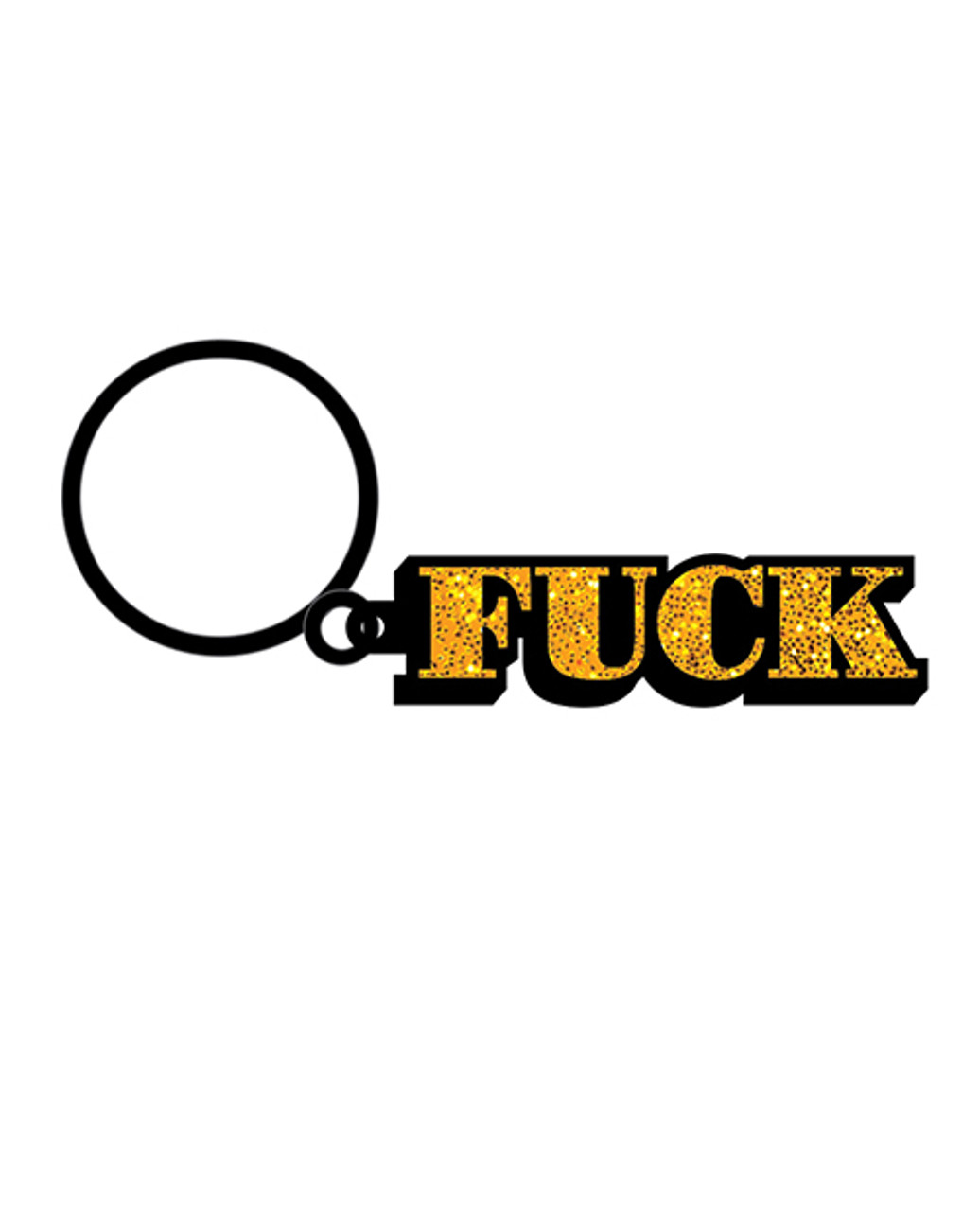 Wood Rocket Enamel Keychains - Fuck