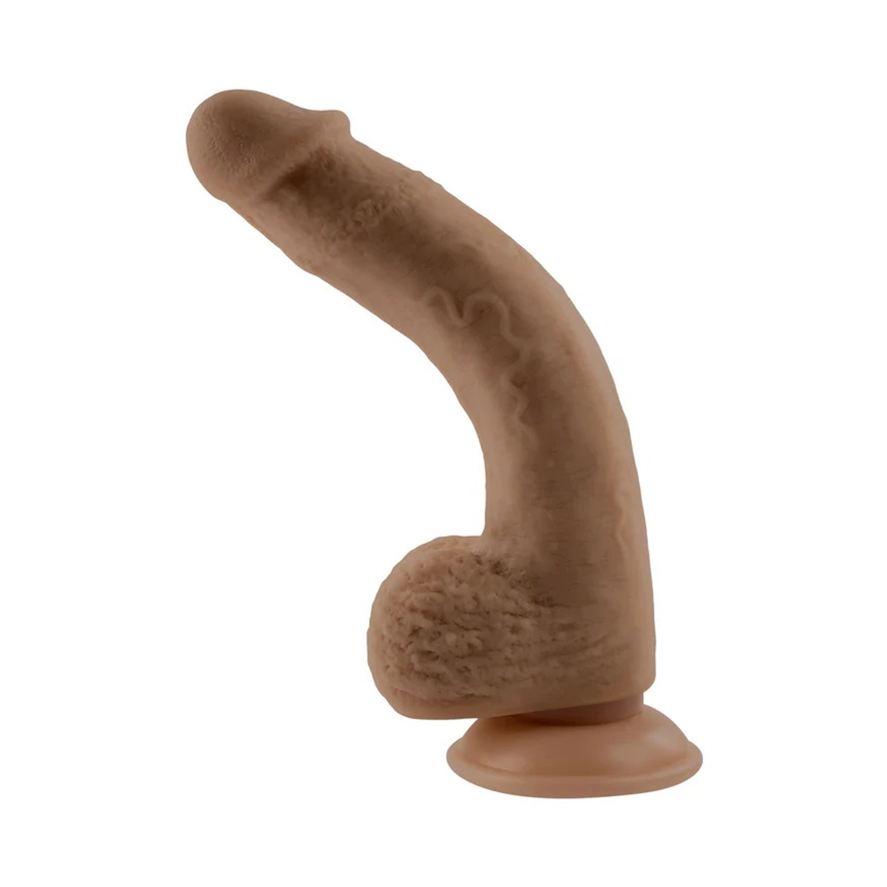 Selopa 7" Natural Feel Flexskin Dildo - Brown Selopa 7" Natural Feel Flexskin Dildo - Brown