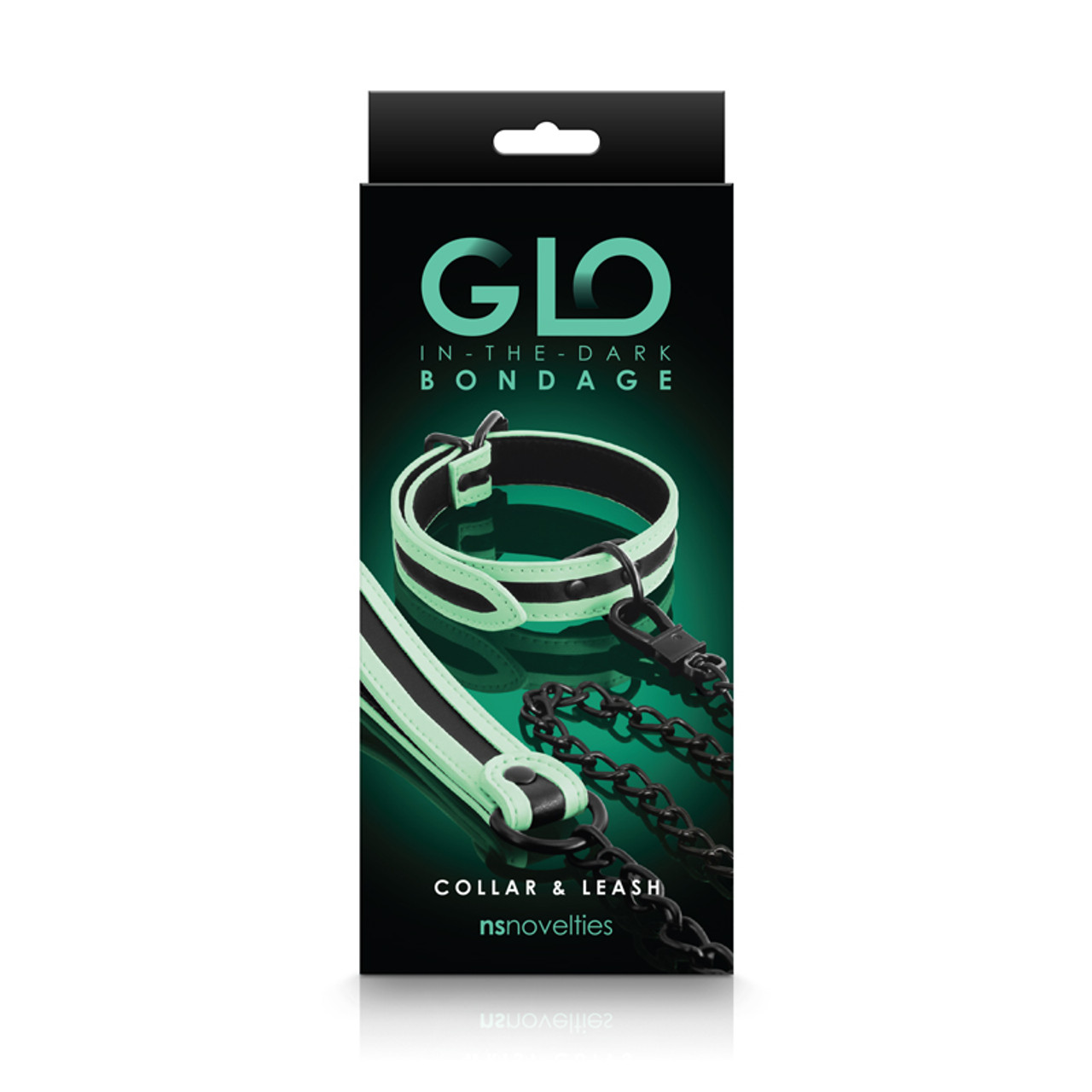 GLO In-The-Dark Bondage Collar & Leash