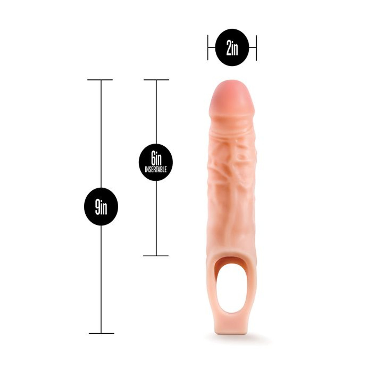 Performance+ 9" Silicone Penis Extender Performance+ 9" Silicone Penis Extender
