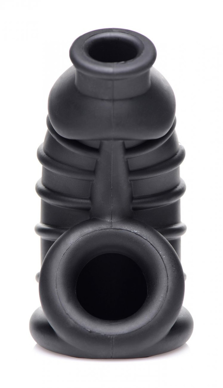 Master Series Dark Chamber Silicone Chastity Cage Master Series Dark Chamber Silicone Chastity Cage
