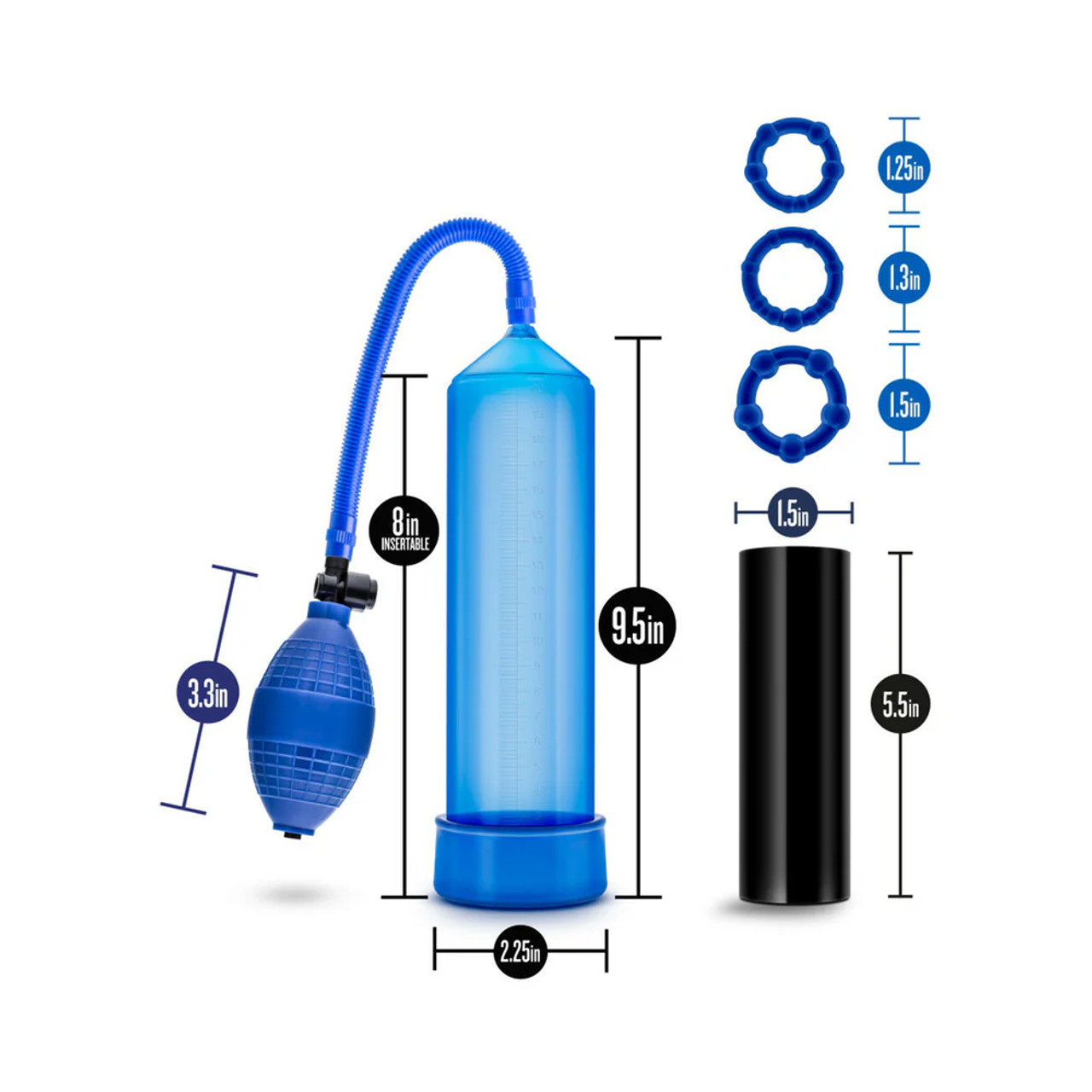 Quickie Kit - Go Big Penis Pump Kit