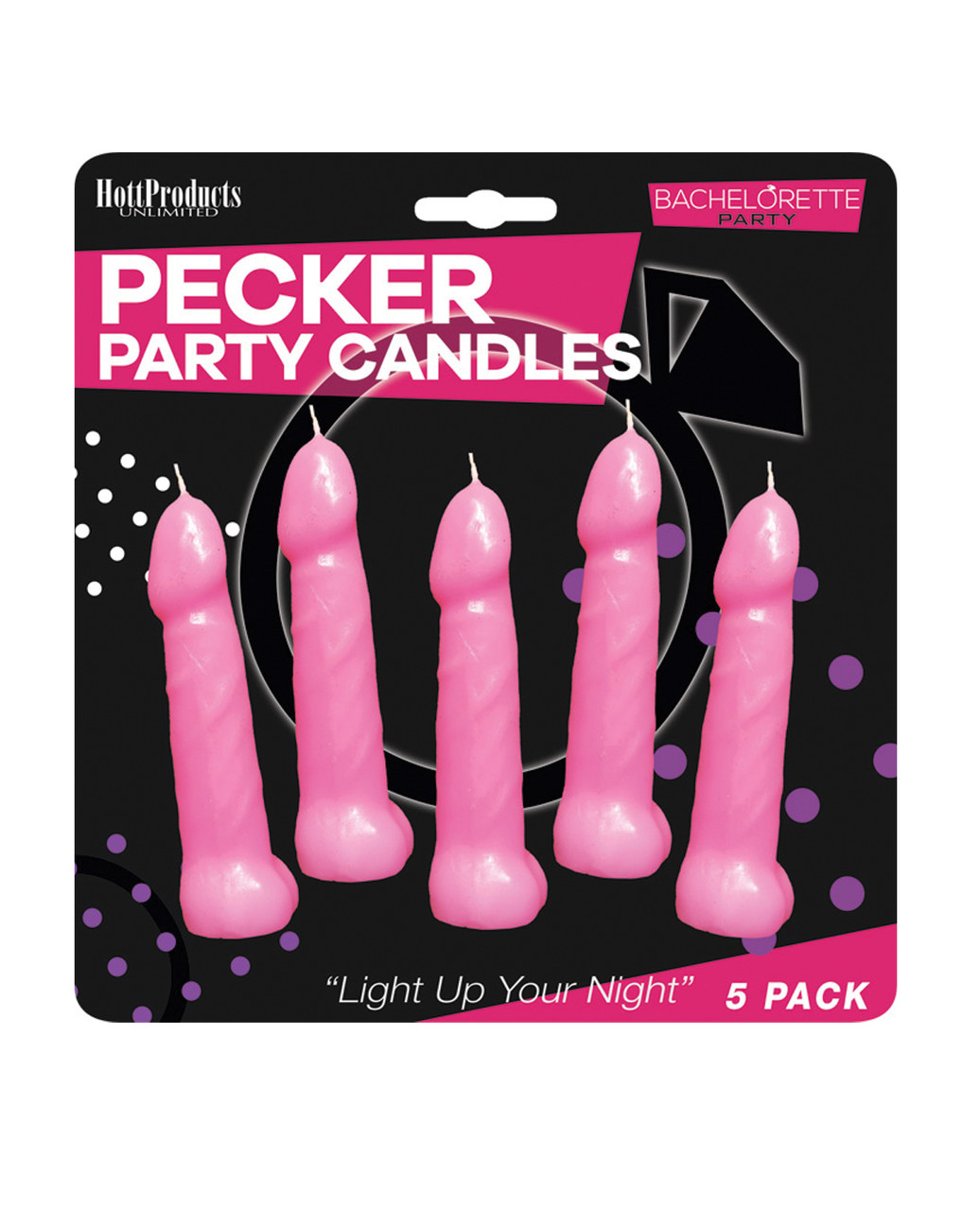 Pecker Party Candles - 5pk