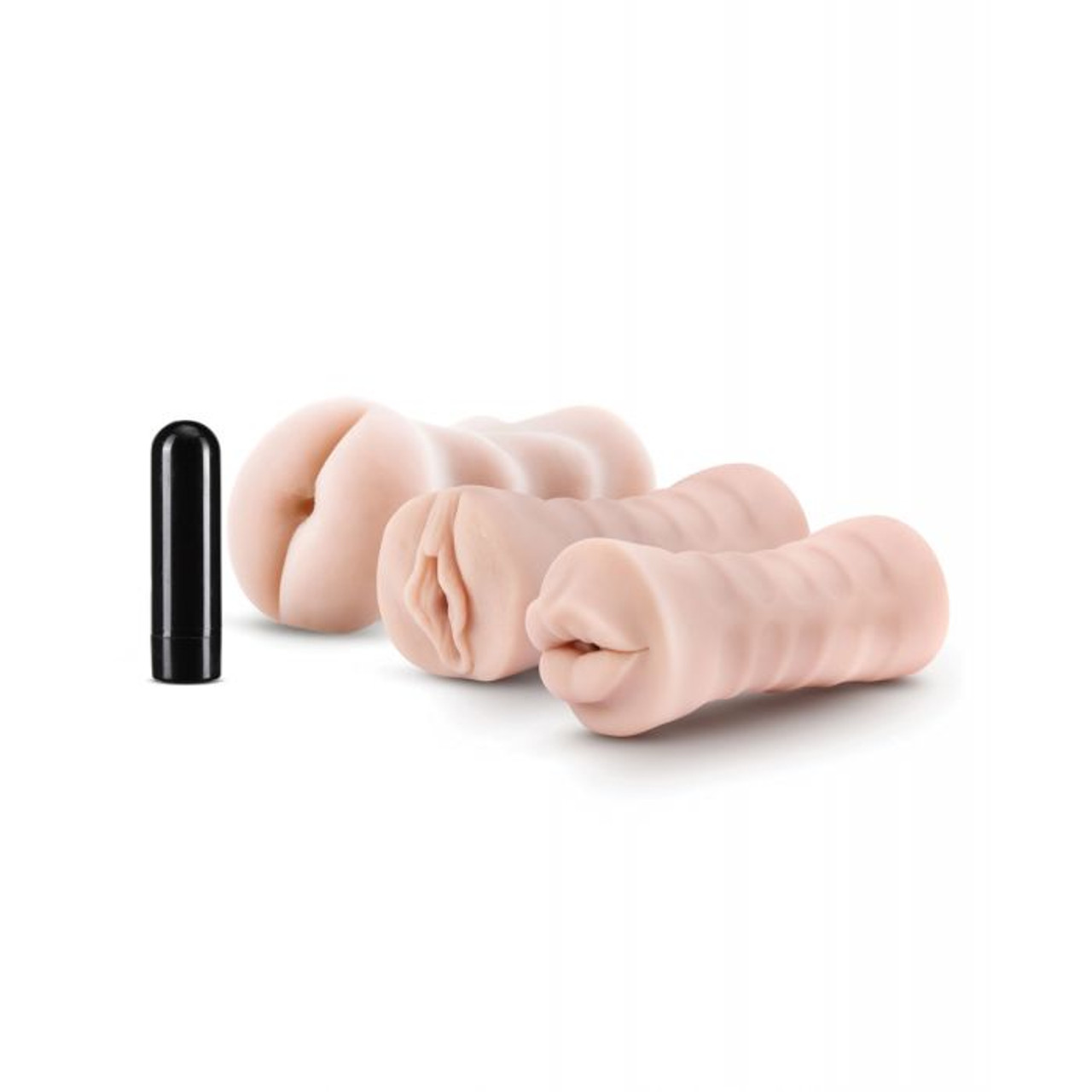 M For Men Self Lubricating Vibrating Stroker Kit