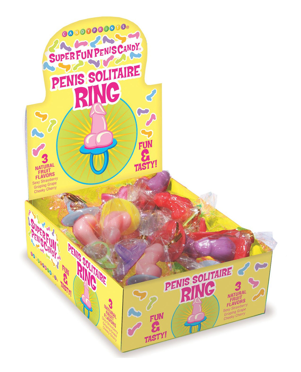 Penis Solitaire Candy Rings