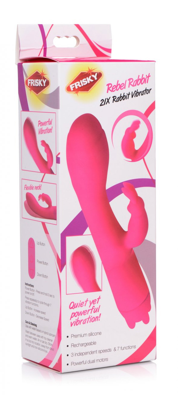 Frisky Rebel Rabbit 21X Vibrator Frisky Rebel Rabbit 21X Vibrator