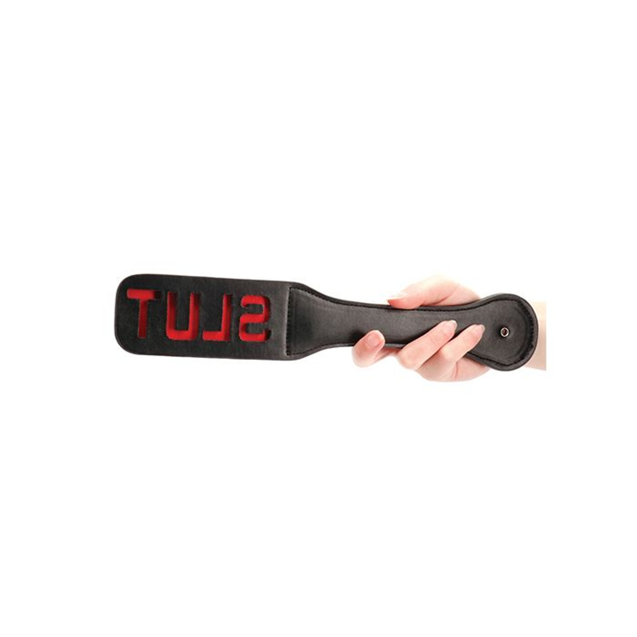 Ouch! Leather Paddle - Slut Ouch! Leather Paddle - Slut