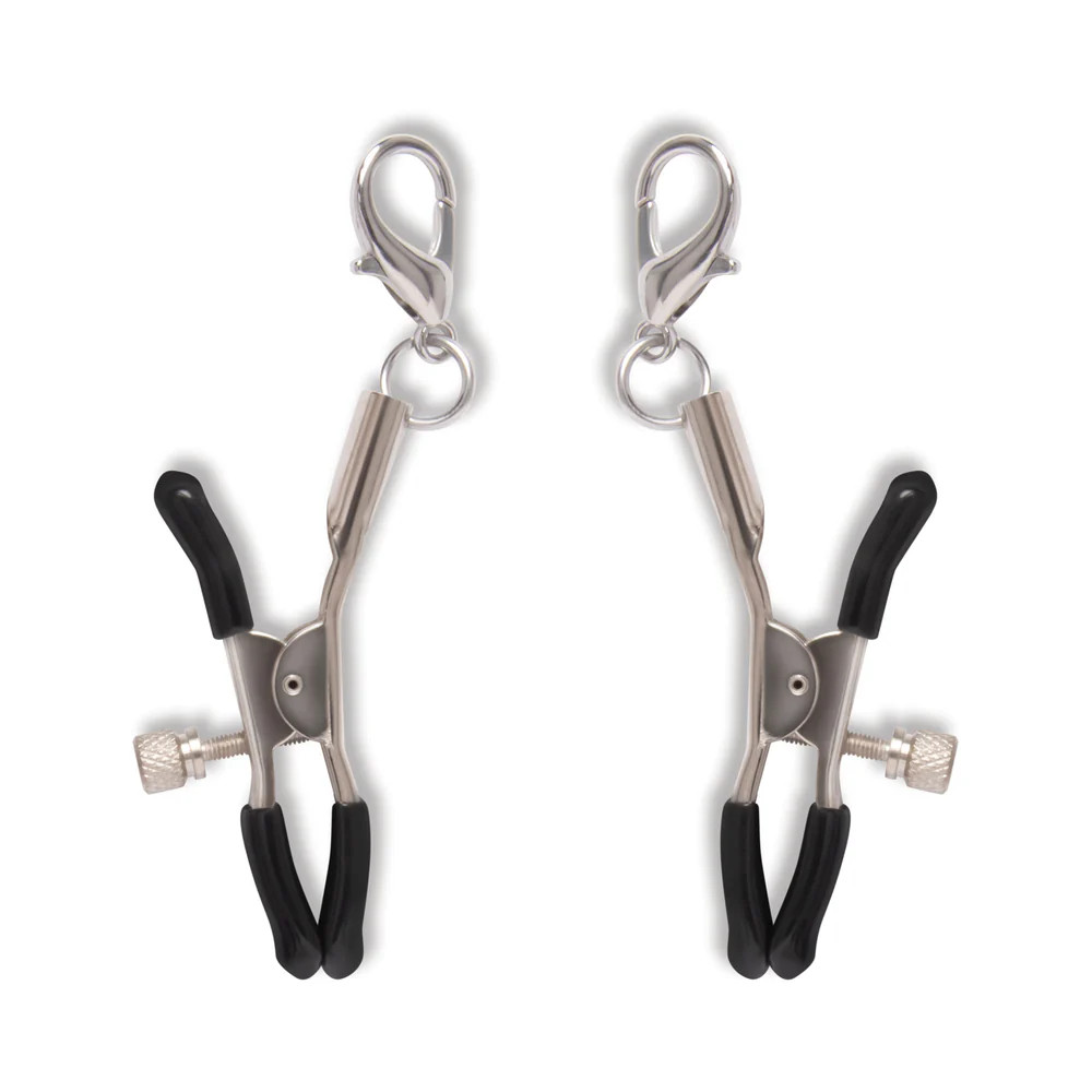 Lux Fetish 12pc Interchangeable Collar & Nipple Clips Set