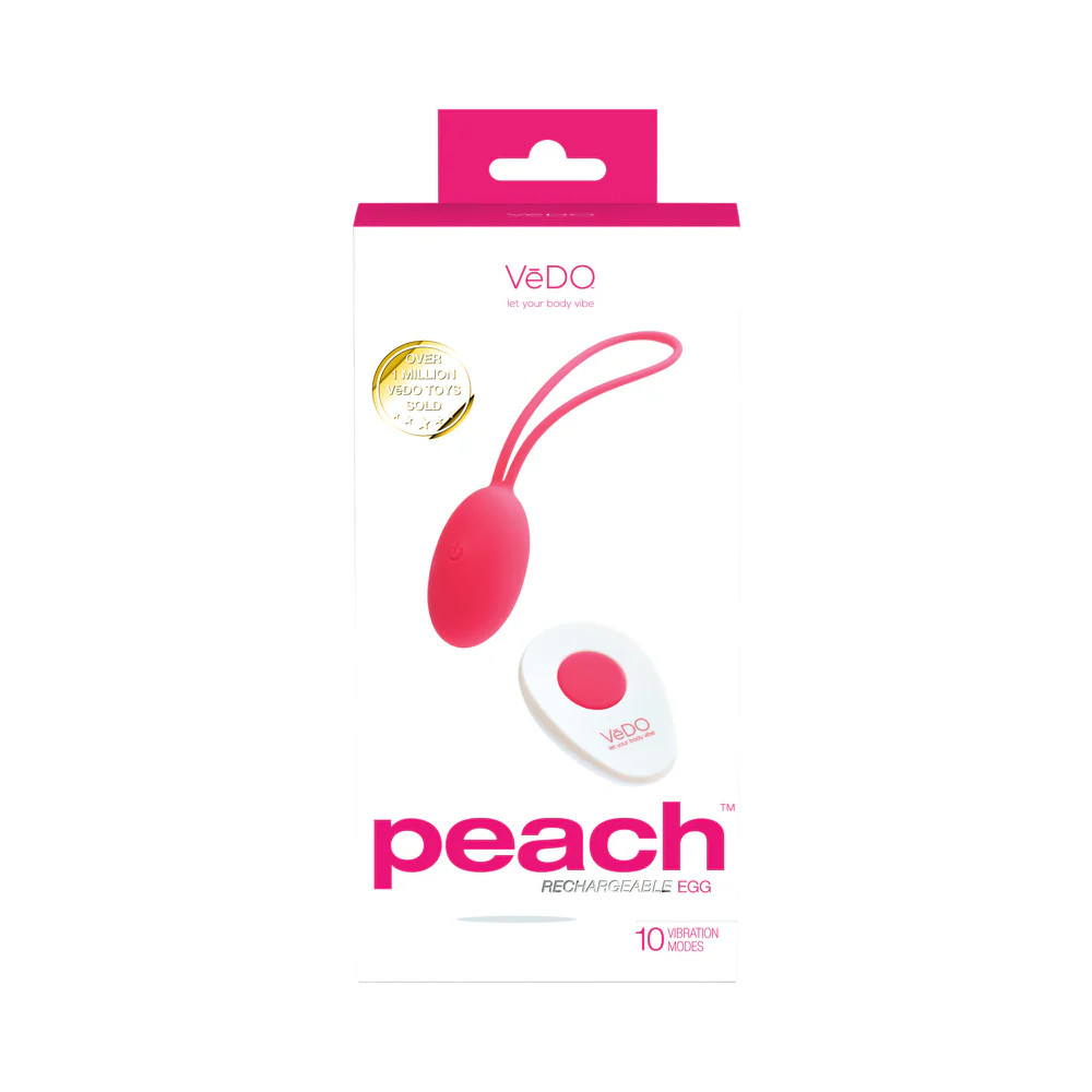 VeDO Peach Rechargeable Egg