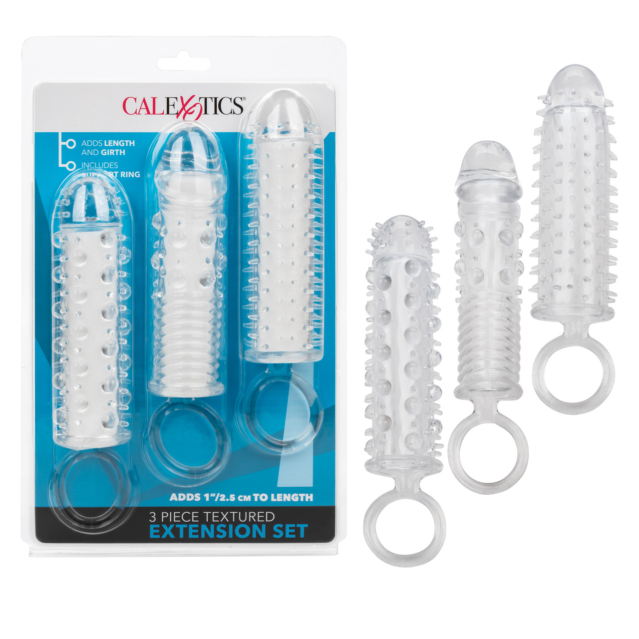 CalExotics 3pc Textured Extension Set