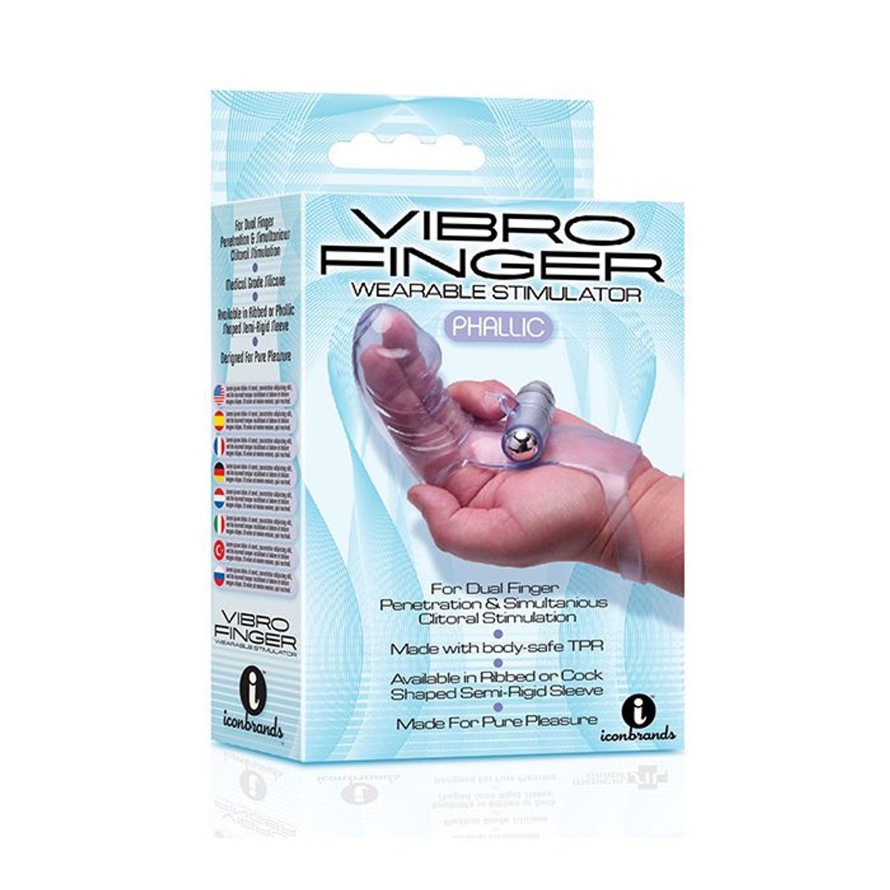 VibroFinger Phallic Finger Massager