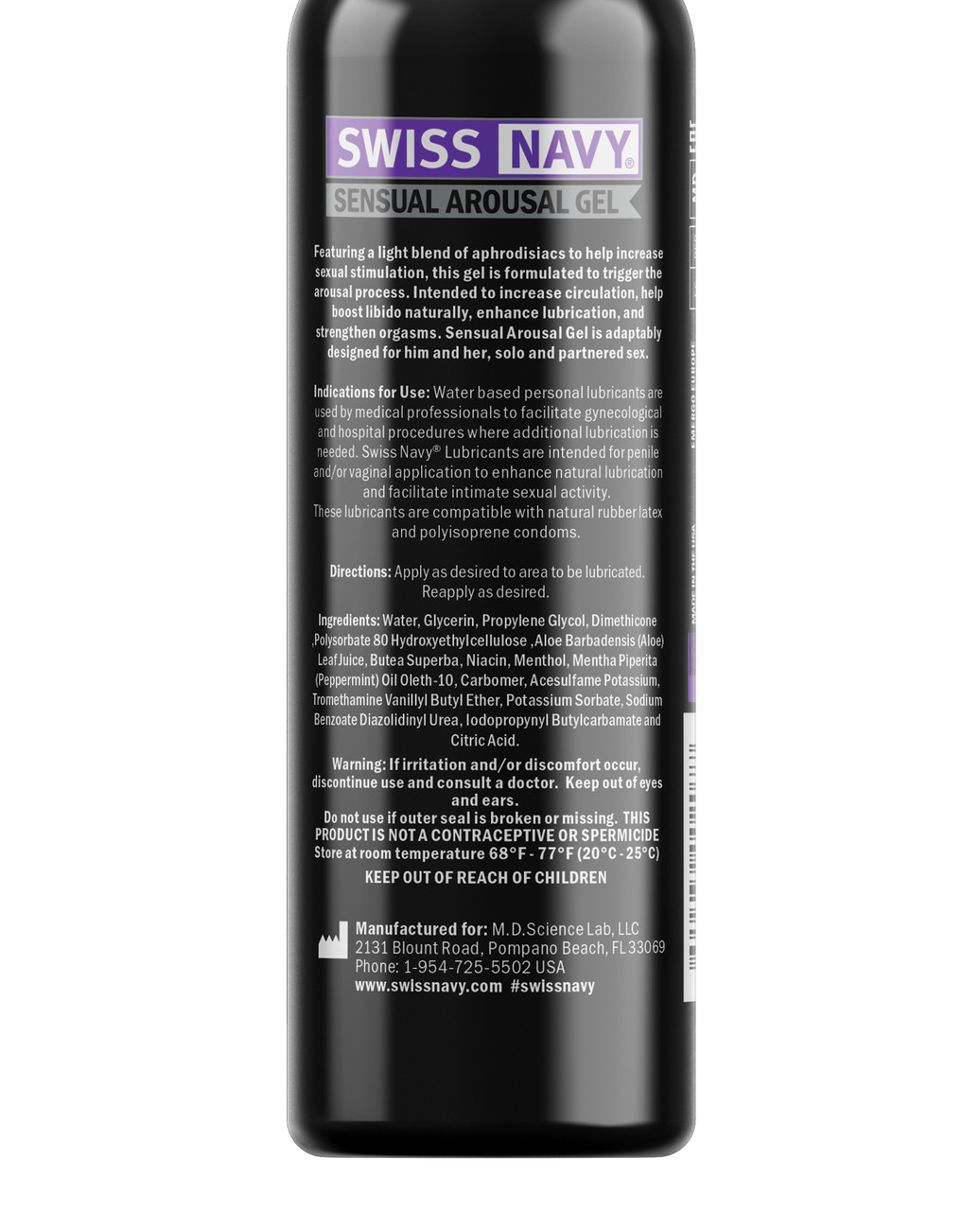 Swiss Navy Sensual Arousal Gel - 2oz