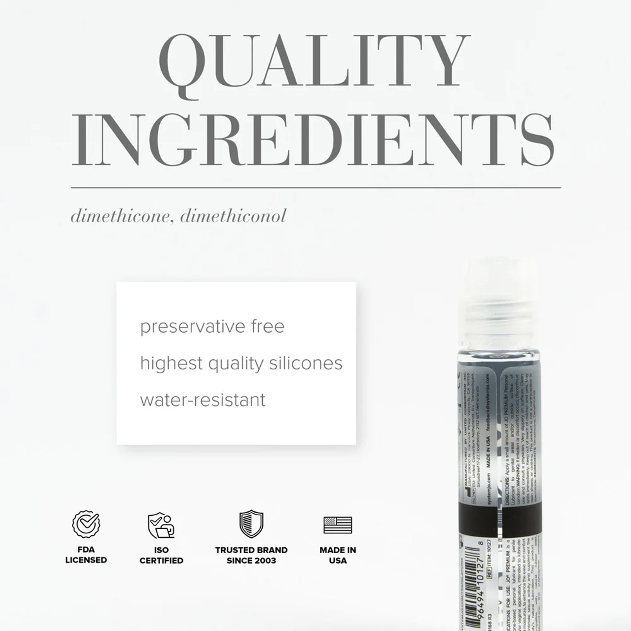 JO Premium Silicone Based Lubricant JO Premium Silicone Based Lubricant