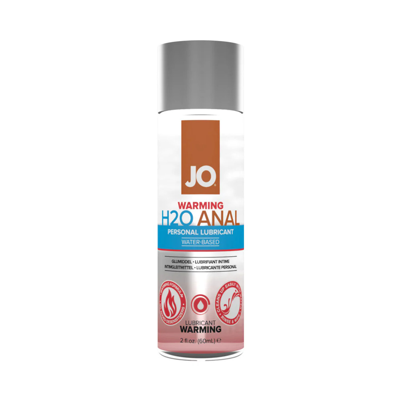 JO H2O Warming Anal Lubricant - 2oz JO H2O Warming Anal Lubricant - 2oz