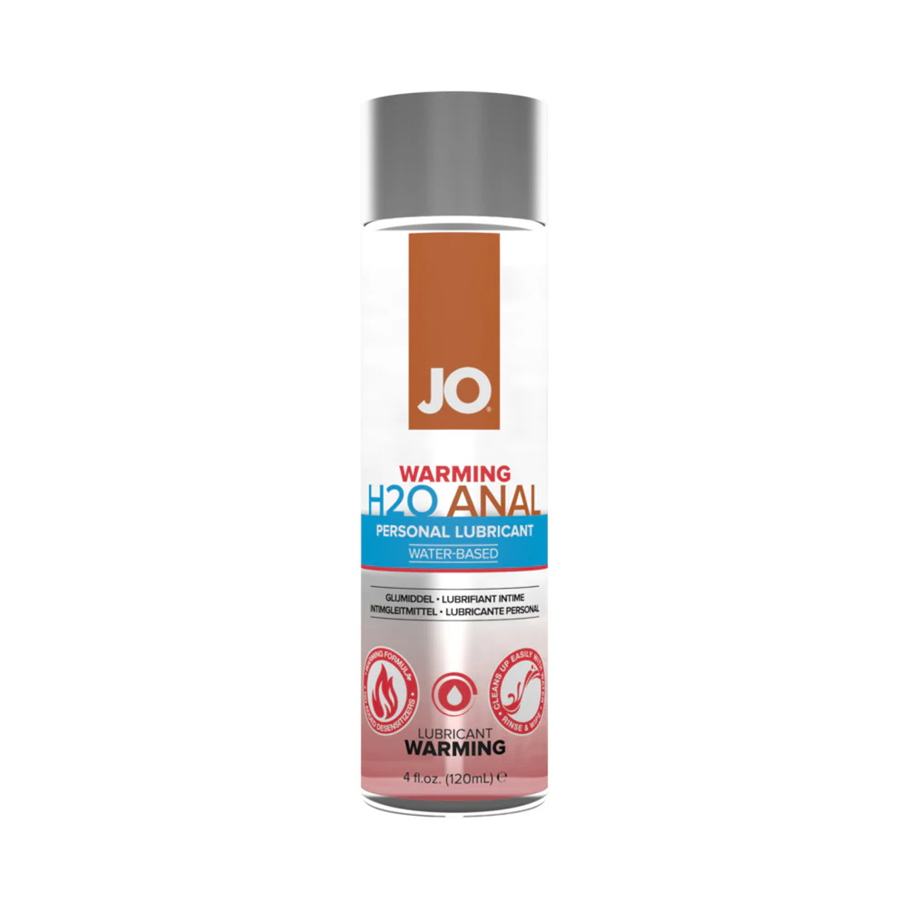JO H2O Warming Anal Lubricant - 4oz JO H2O Warming Anal Lubricant - 4oz