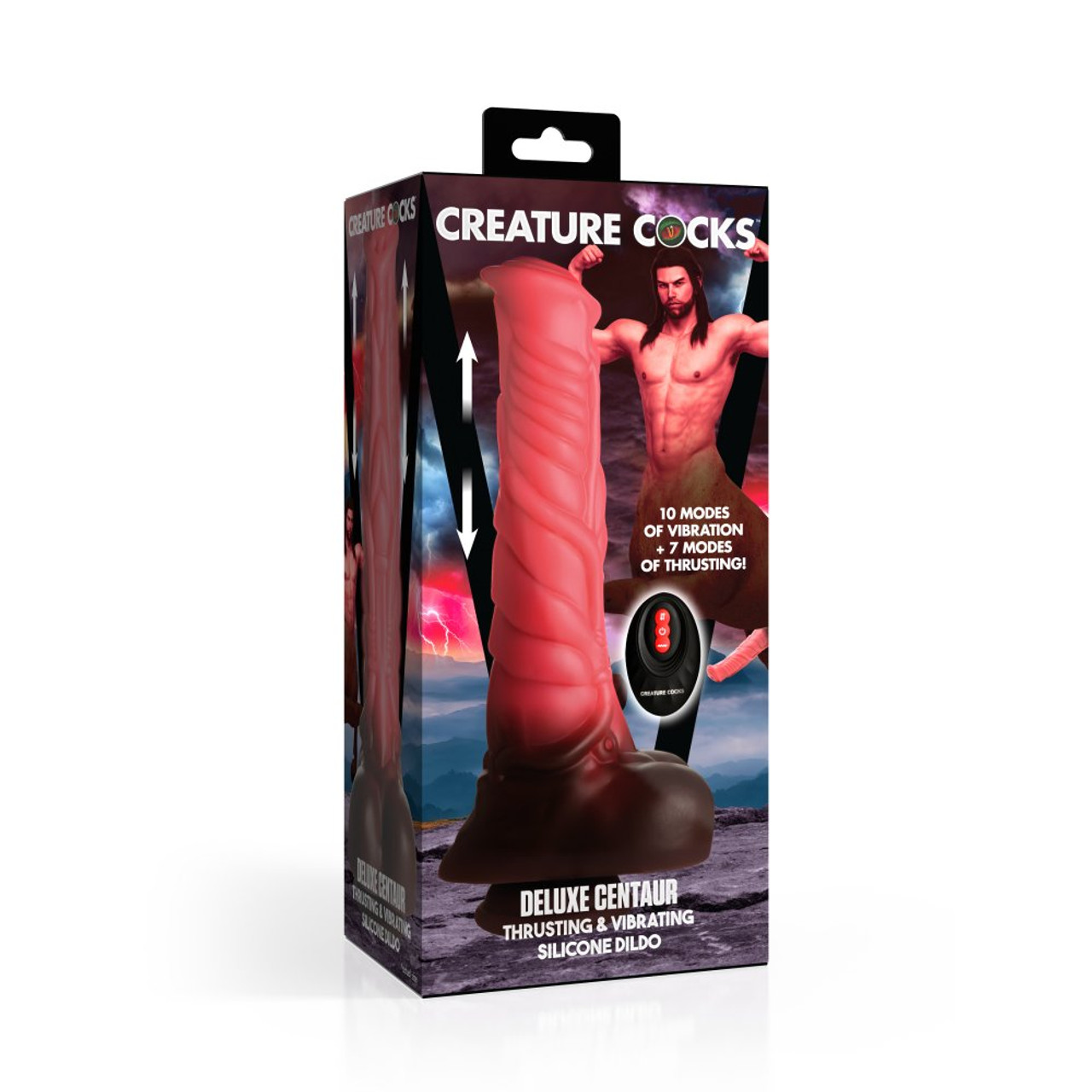 Creature Cocks - Deluxe Centaur Thrusting & Vibrating Silicone Dildo
