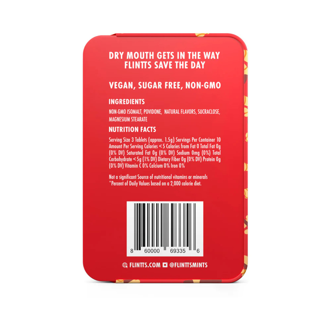 Flintts Mints Mouth Watering Mints - Cinnamon Ginger F Strength 300
