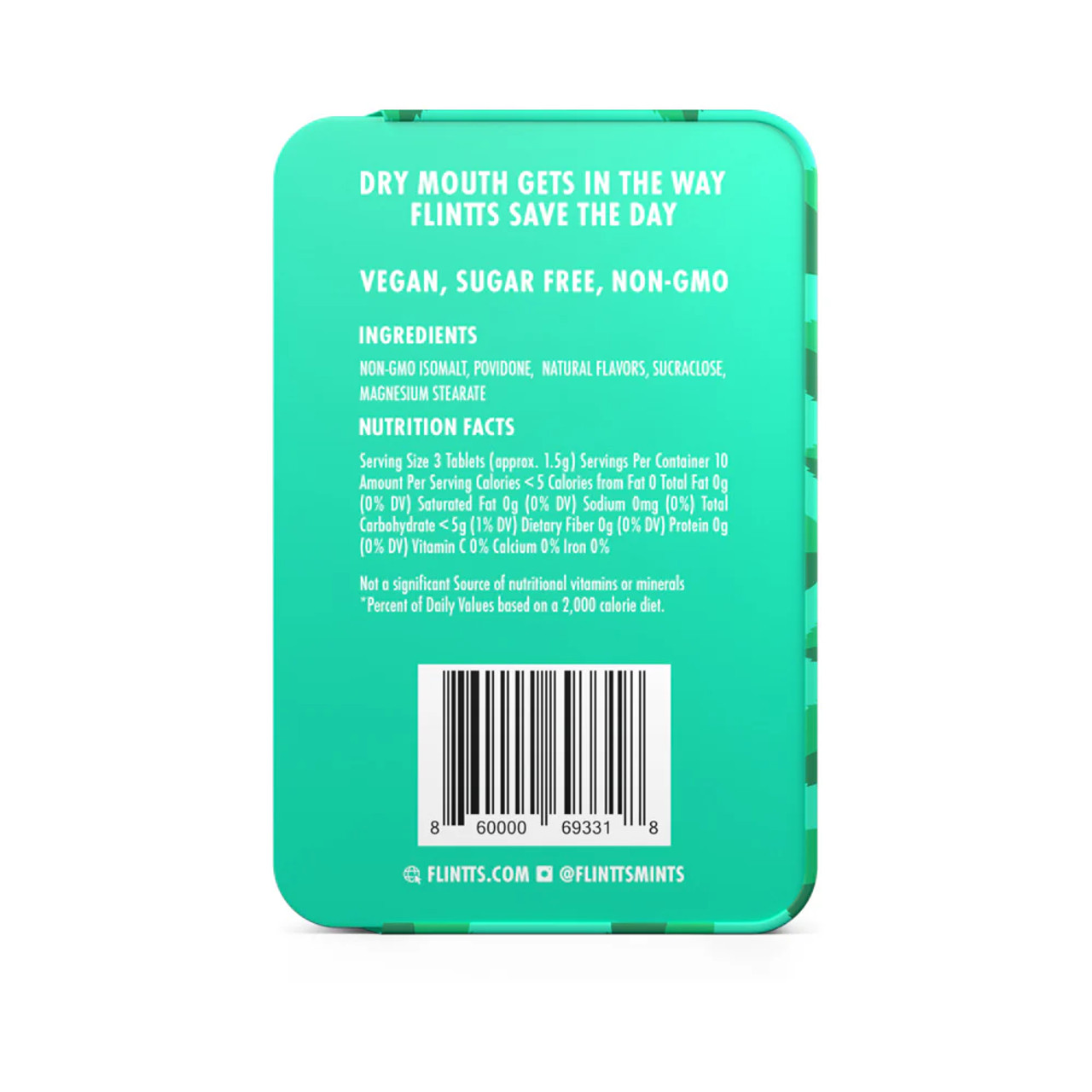 Flintts Mints Mouth Watering Mints - Mint F Strength 200