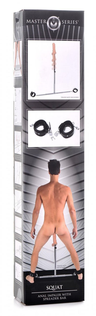 Master Series Squat Anal Impaler with Spreader Bar