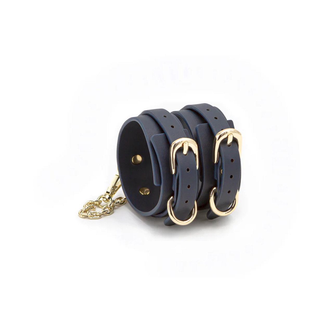 Bondage Couture Ankle Cuffs - Blue