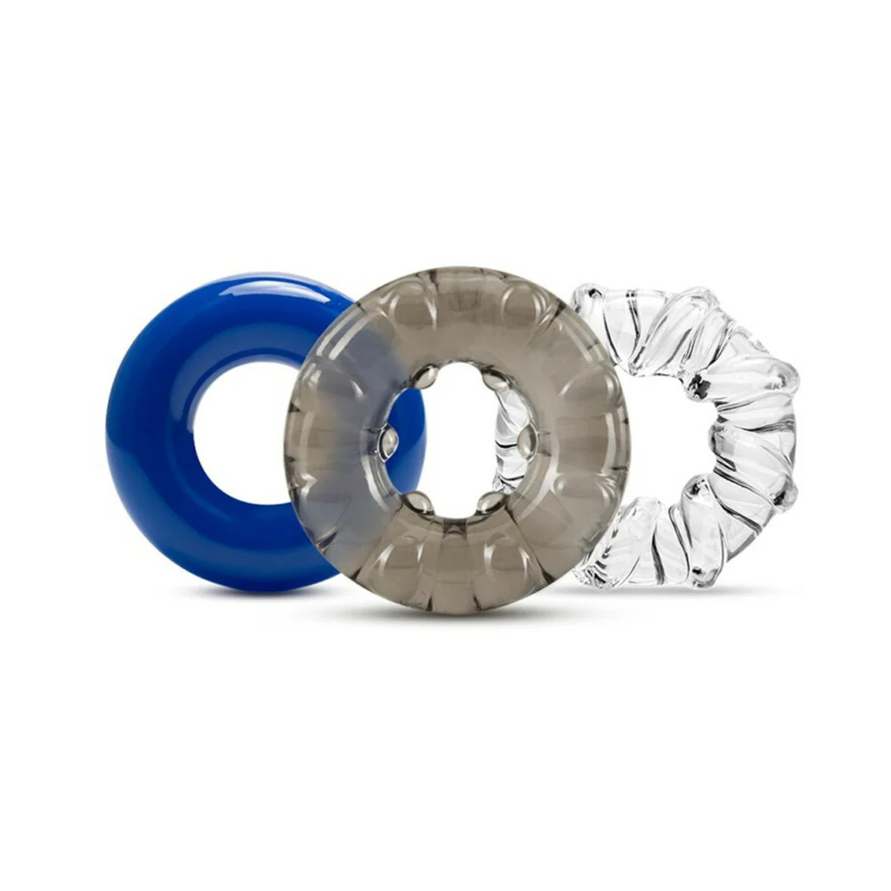 Stay Hard Triple Stretch 3pk Cock Rings