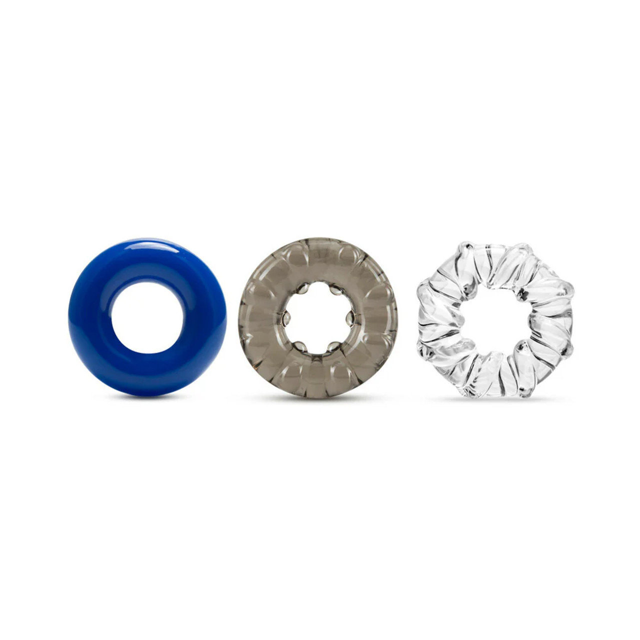 Stay Hard Triple Stretch 3pk Cock Rings