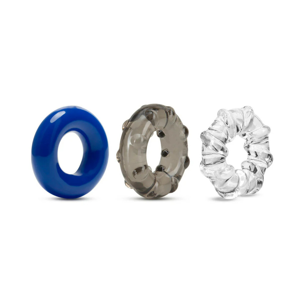 Stay Hard Triple Stretch 3pk Cock Rings