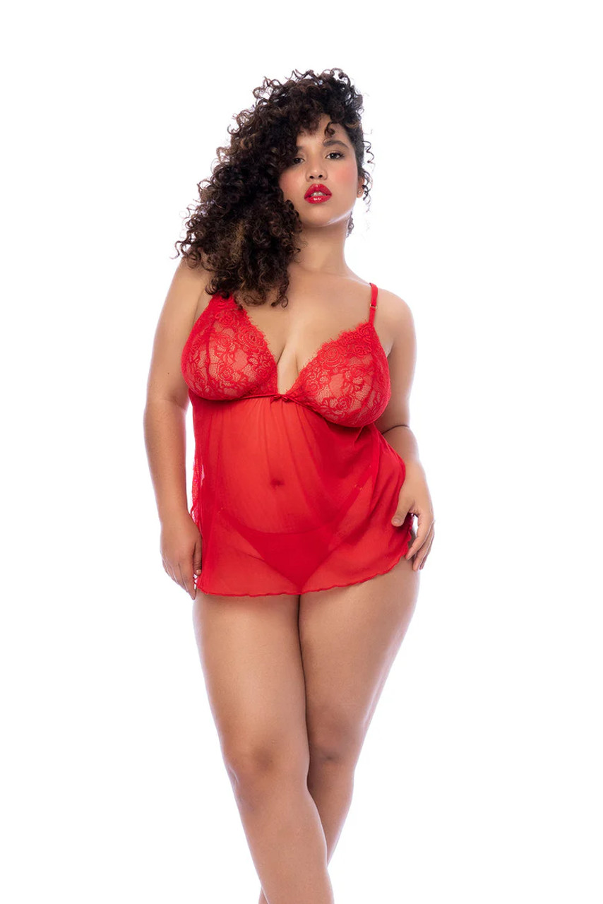 Mapale Red Babydoll